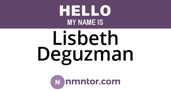 Lisbeth Deguzman