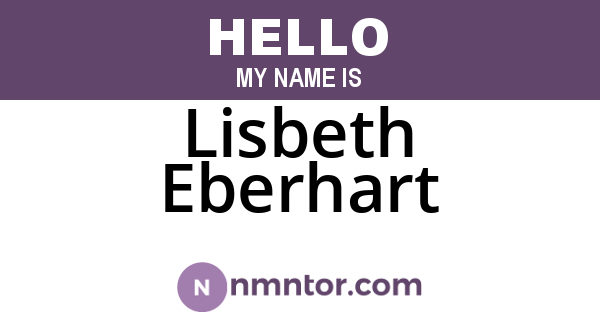 Lisbeth Eberhart