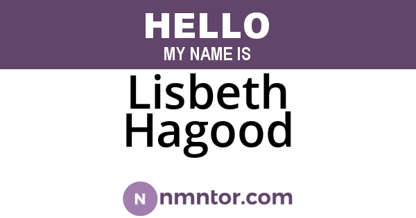 Lisbeth Hagood