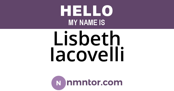 Lisbeth Iacovelli