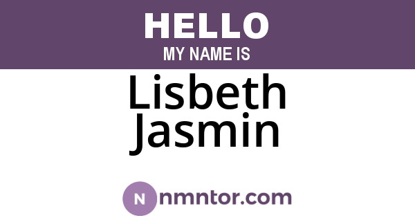 Lisbeth Jasmin