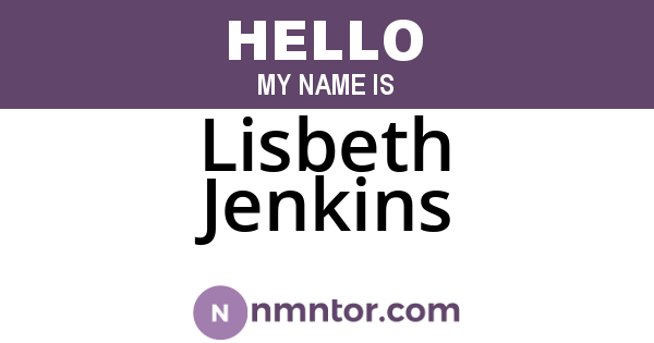 Lisbeth Jenkins
