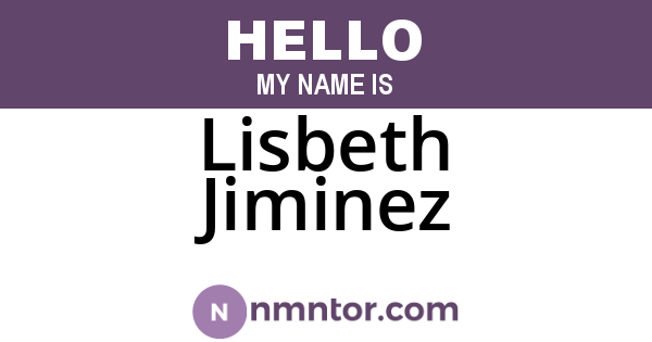 Lisbeth Jiminez