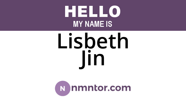 Lisbeth Jin
