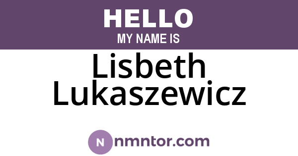 Lisbeth Lukaszewicz