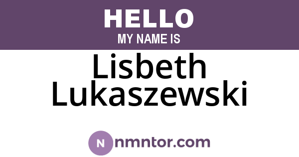 Lisbeth Lukaszewski