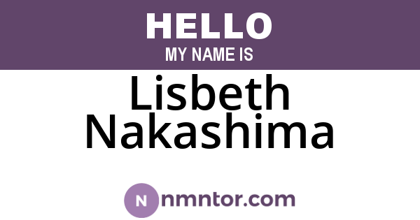 Lisbeth Nakashima