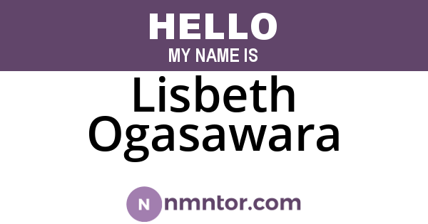 Lisbeth Ogasawara