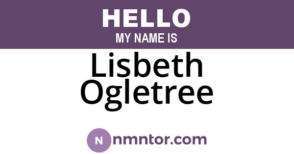 Lisbeth Ogletree