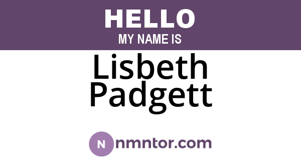 Lisbeth Padgett