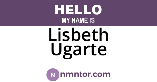 Lisbeth Ugarte