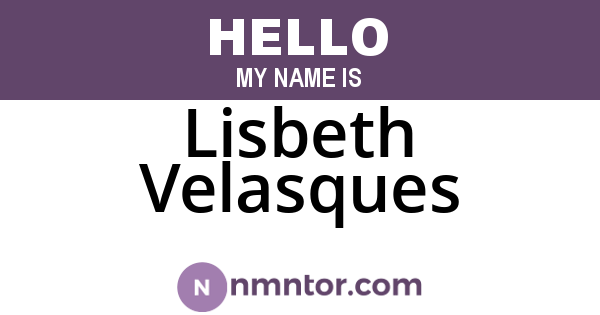 Lisbeth Velasques