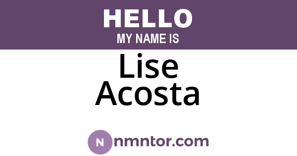 Lise Acosta