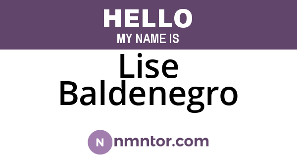 Lise Baldenegro