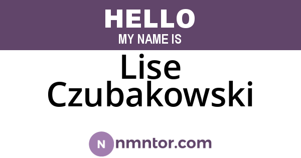 Lise Czubakowski