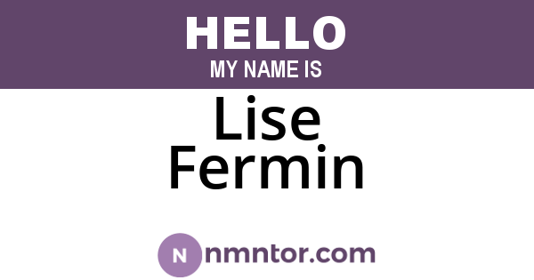 Lise Fermin
