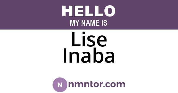 Lise Inaba