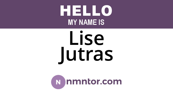 Lise Jutras