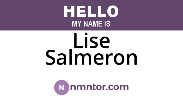 Lise Salmeron