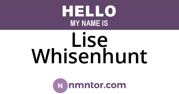 Lise Whisenhunt