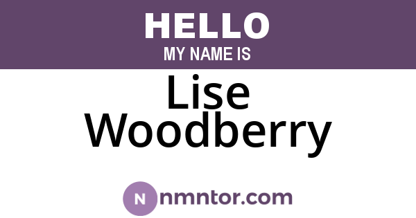 Lise Woodberry