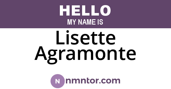 Lisette Agramonte