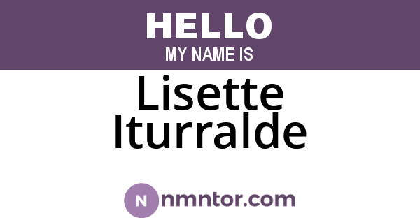 Lisette Iturralde