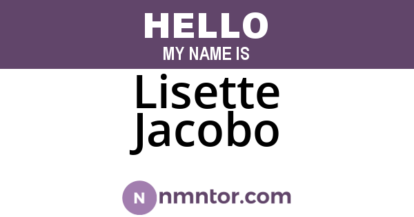 Lisette Jacobo