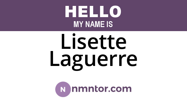 Lisette Laguerre