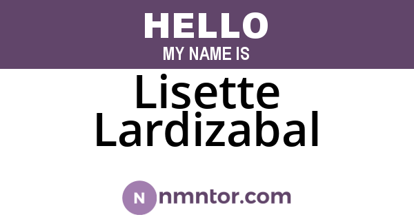 Lisette Lardizabal