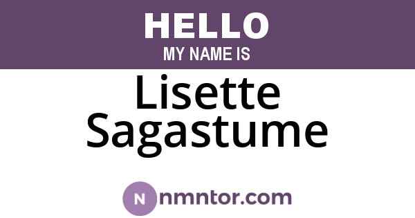 Lisette Sagastume
