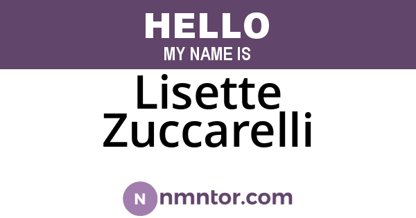 Lisette Zuccarelli