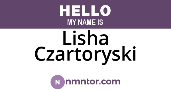 Lisha Czartoryski