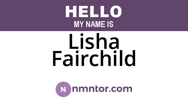 Lisha Fairchild