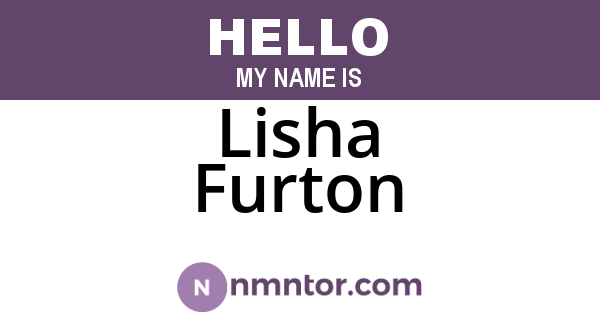 Lisha Furton