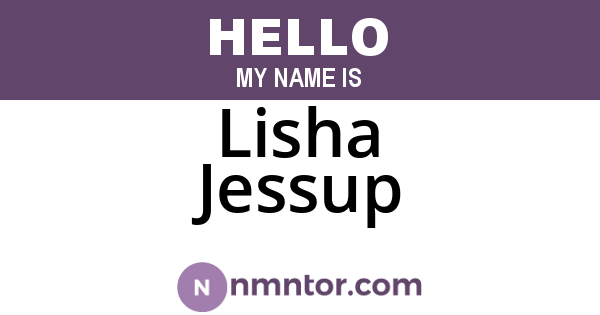 Lisha Jessup