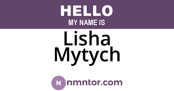 Lisha Mytych