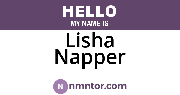 Lisha Napper