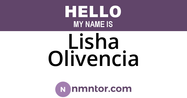 Lisha Olivencia