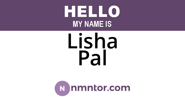 Lisha Pal