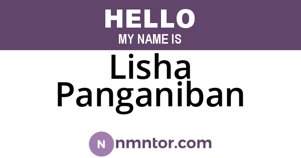 Lisha Panganiban