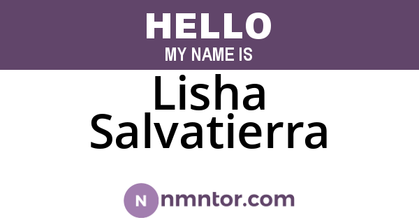 Lisha Salvatierra