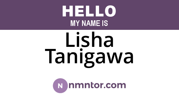Lisha Tanigawa
