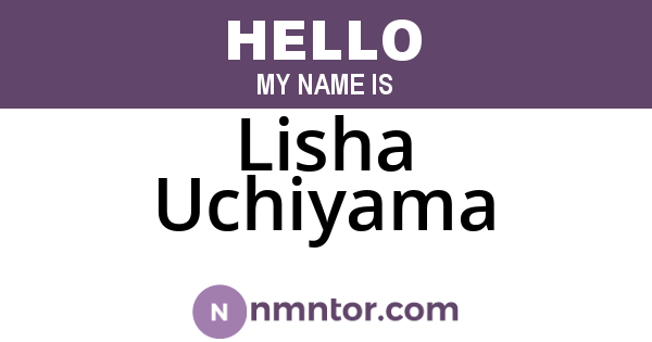 Lisha Uchiyama