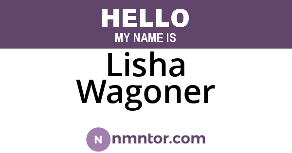 Lisha Wagoner