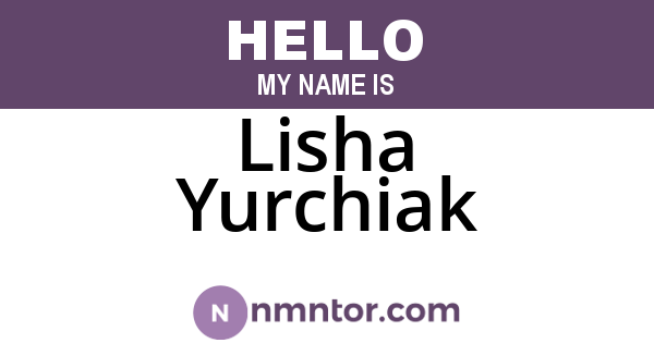 Lisha Yurchiak