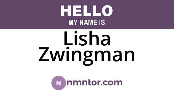 Lisha Zwingman