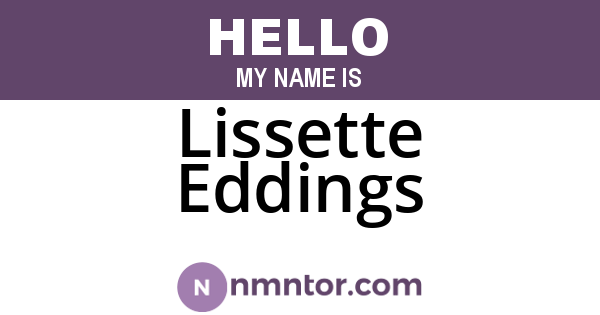Lissette Eddings