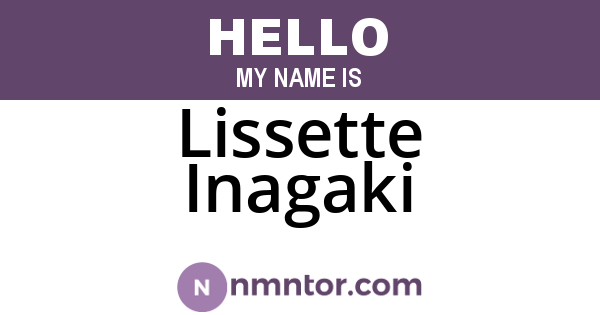 Lissette Inagaki