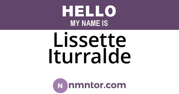 Lissette Iturralde